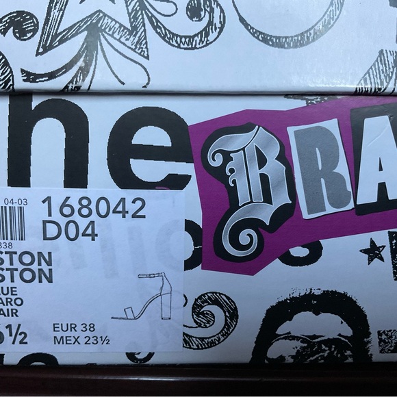 Brash Light Blue Suede Heels- New- Size 6.5 - Picture 8 of 8